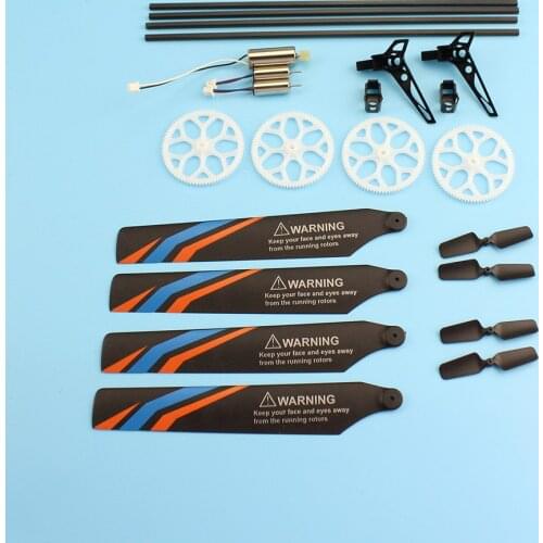 Helicopter Accessories SetMain Blade Propellers for WLToys XK K127 Toy Model