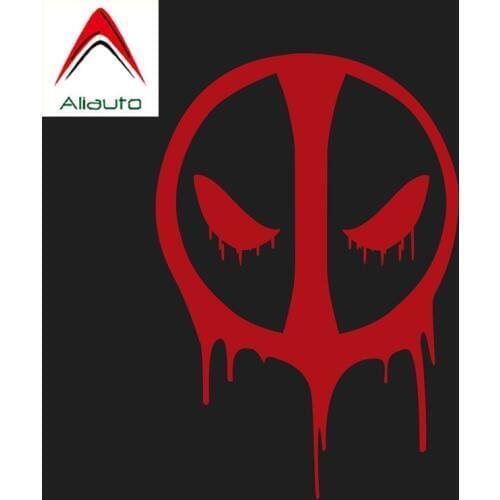Aliauto Fashion Car Sticker Deadpool Van Trailer 130mmH PS4 Console Automobiles Accessories PVC Decal for Volvo Toyota,13cm*9cm