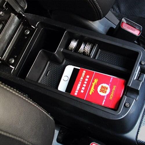 Car-Styling Car Central armrest box storage box decoration for Mitsubishi ASX 2014-2018 Car-styling