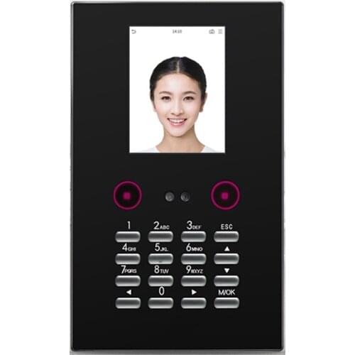 ZK EF200 Biometric Face Facial Recognition USB SSR Time Clock Office Attendance System Recorder Timing Employee Machine Reader