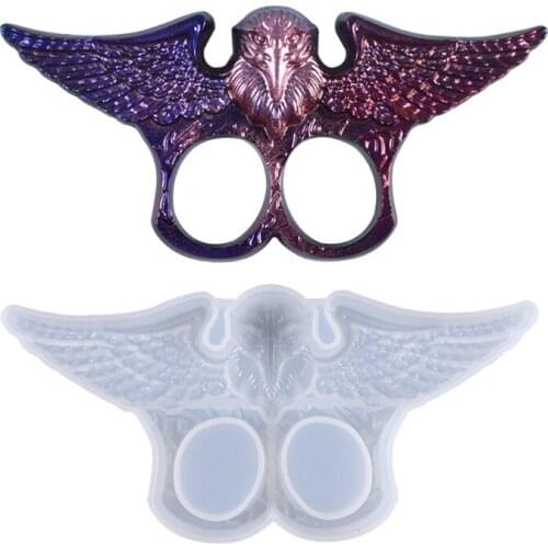 Eagle Keychain Crystal Epoxy Resin Mold DIY Crafts Jewelry Casting Tools Necklace Pendant Silicone Mould