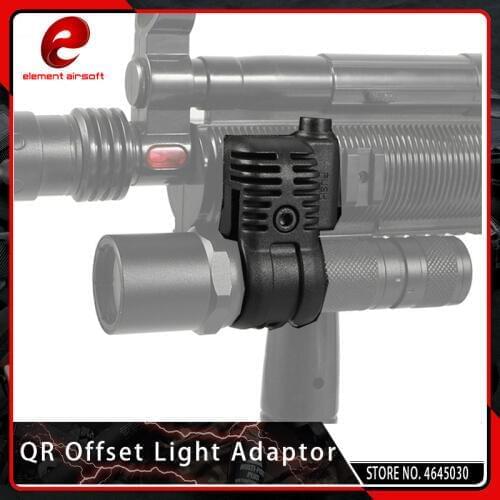 Element Airsoft QR 25.4mm Scope Flashlight Ring Mount 20mm RIS Rail Hunting Tactical Light Accessories Black Tan