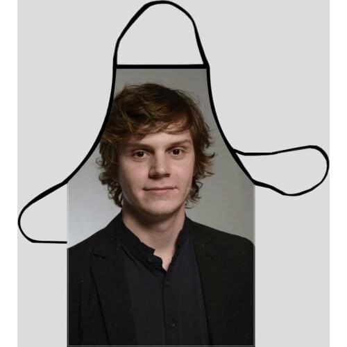 Evan Peters Apron Professional for BBQ, Baking, Cooking for Men Women 68X95cm and 50X75cm