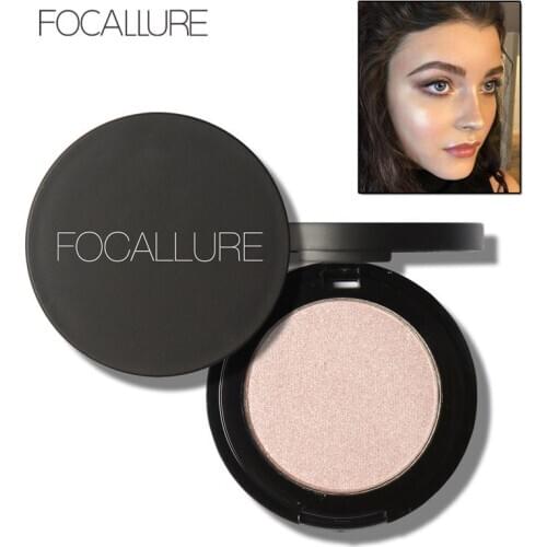 FOCALLURE 5 Colors Makeup Highlighter Powder Glow Brighten Palette Highlighting Illuminator Face Body Contour Shimmer Cosmetics