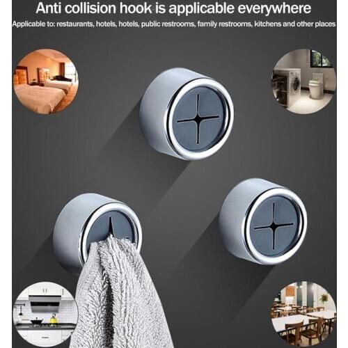 Hook Strong Sticky Hook, Seamless Creative Towel Hook On The Wall, Perforation-Free Clothes Hook, Anti-Collision Hook