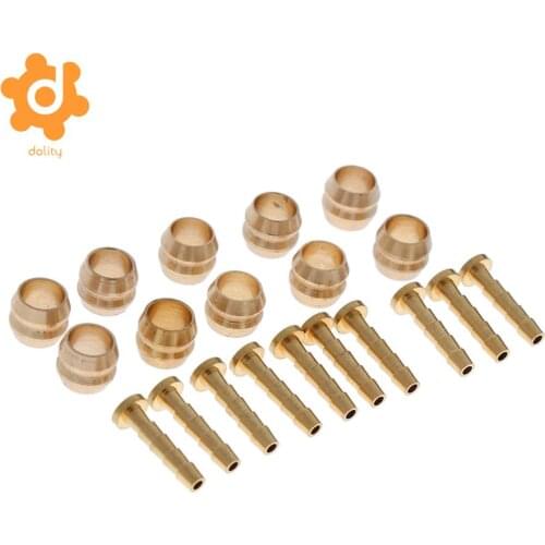 MagiDeal 10 Pairs Bicycle Bike Olive Insert Connector for BH59 Hydraulic Disc Brake Hose CNC Machined Cycling Bicycle Brake