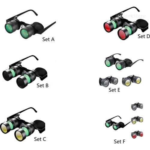 Fishing Telescope Glasses 10 Times Portable Magnifier Glasses Style for Concert Hunting Bird Sports
