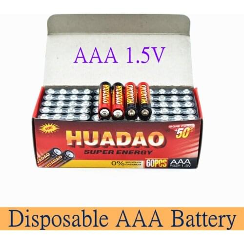 Disposable battery1.5v Battery AAA Carbon Batteries Safe Strong explosion-proof 1.5 Volt AAA Battery UM4 Batery No mercury