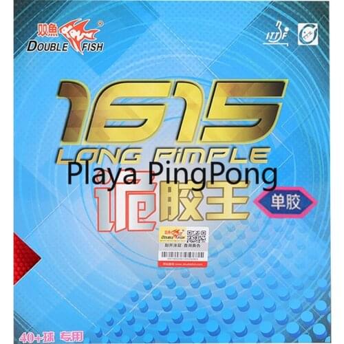 Original Double Fish 1615 MonsterTable Tennis Rubber Long Pimple Ping Pong Rubber Pips-Out Back Spin for 40+ Ball GYW1
