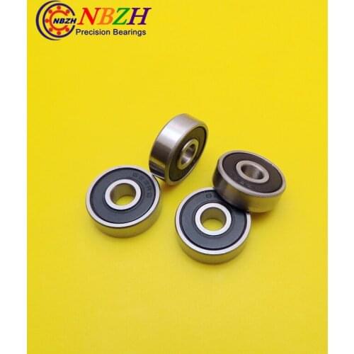 10pcs Free Shipping SUS440C environmental corrosion resistant stainless steel bearings (Rubber seal cover) S626-2RS 6*19*6 mm