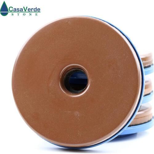DC-REGPP02 D125mm (5 inch) copper bond snail lock diamond edge polishing pads for granite and marble