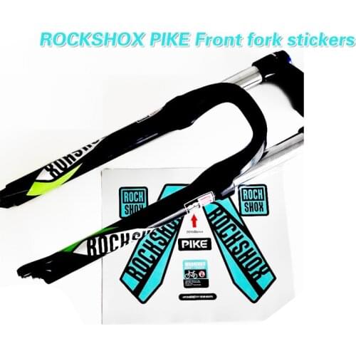Rockshox pike Front fork sticker PIKE mountain bike front fork stickers Bicycle waterproof sunscreen stickers front fork decals