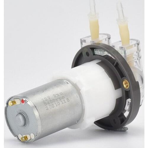 6V/12V/24V Corrosion Stand Self-priming Water Pump Small Peristaltic Pump With DC Brush Motor