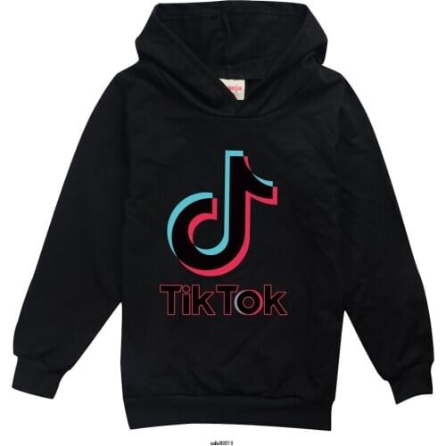 Tik Tok Boys Girls Hoodies Spring Autumn Outwear Children Sweatshirts for Kids Clothes Teenager Boys Girls Pullovers 2-16Year