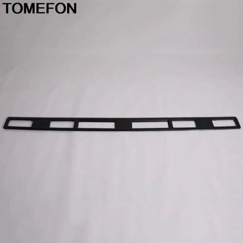 TOMEFON For Toyota Hiace Granvia Commuter 2019 2020 Rear Air Conditonnal Vent Cover Trim AC Outlet Panel Frame Accessories ABS