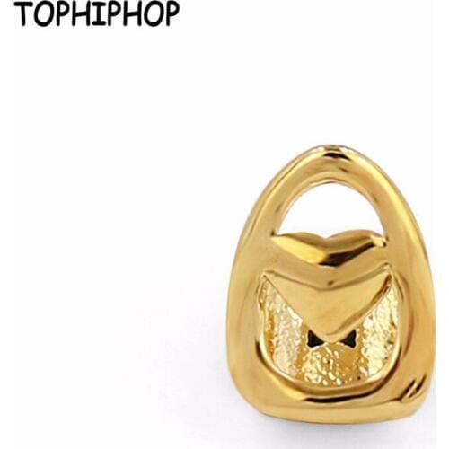 Hiphop Gold Teeth Essential Hiphop Dental Seeve In Europe and America Single Teeth Grillz