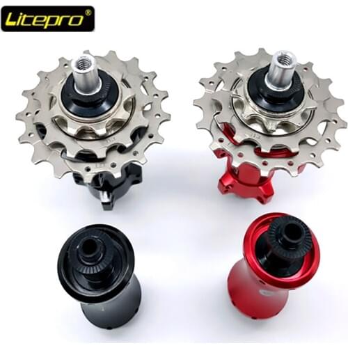 Litepro Bicycle Straight Pull Elbow Mountain Bike Hubs 14/16Inch Universal Hubs Outer 3 Speed Front 12Holes Rear 16Holes V Brake