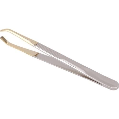 1PC High Quality Make Up Tools Pince A Epiler Eyebrow Tweezer Stainless Steel Slant Tip Eyes Tweezer Clip For Face Hair Removal