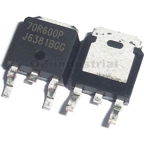 10Pcs/Lot New and Original 700V 0.6(ohm) N-channel MOSFET TO-252 MMD70R600PRH