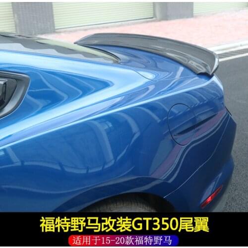 2021 Suitable For Ford 15-20 Refit Gt350 Carbon Fiber Compression Tail，Mustang Tail Cover and Fixed Wing