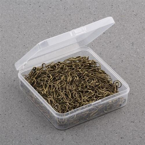 500 Pieces/Box Safety Pins DIY Sewing Tools Safety Knitting Stitch Marker Tag Pins Gourd Shape Metal Clips Kits