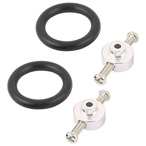 FATJAY 5 pcs/lot RC accessories brushless motor parts propeller adapter 1.5mm 2.0mm 3.0mm prop saver with rubber band O-ring