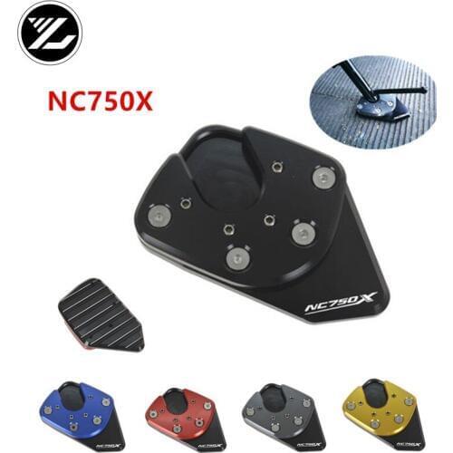 For HONDA NC750X NC 750X NC750 X 2017 2018 2019 Aluminum Kickstand Sidestand Stand Extension Enlarger Pad Accessories