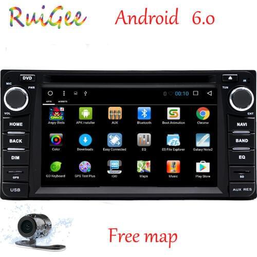 Android 7.1 Allwinnder 2Din Car DVD GPS For Toyota Corolla E120 2001-2006 GPS Navigation For BYD F3 DDR3 1G RAM 16G Flash