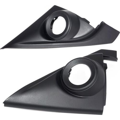 Beler 2pcs ABS Car Front Door Pillar Tweeter Cover Trim Garnish 12V Fit For Honda Accord 2014 2015 2016 2017