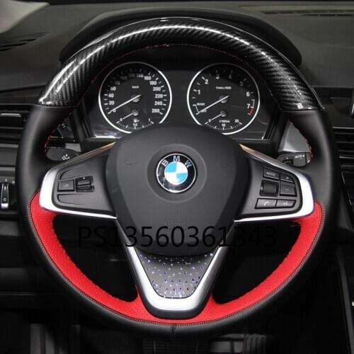 Suitable for BMW 1 Series 3 Series 5 Series x1 x3 x5 530li hand-stitched steering wheel cover suede cover