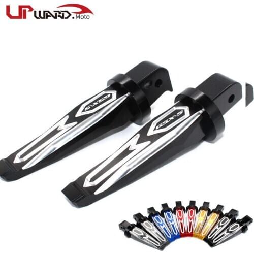 For SUZUKI GSX-S150 GSXS150 GSXS 150 GSX S150 2017 2018 Motorcycle CNC Aluminum Rear Passenger Footrests Foot Rests Pegs Pedals