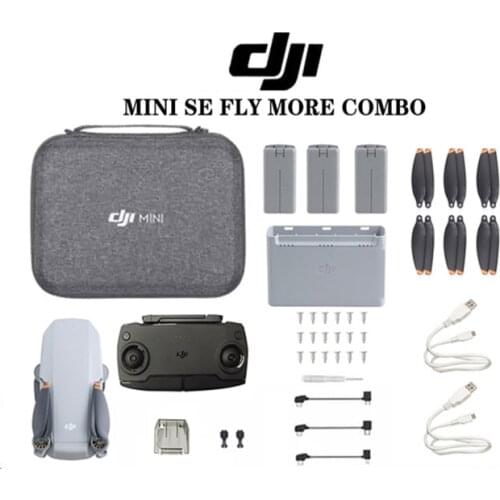 New DJI Mavic Mini SE Fly More Combo Drone Ultralight Foldable 3-Axis Gimbal 2.7K Camera 30min Flight Time In Stock Brand New