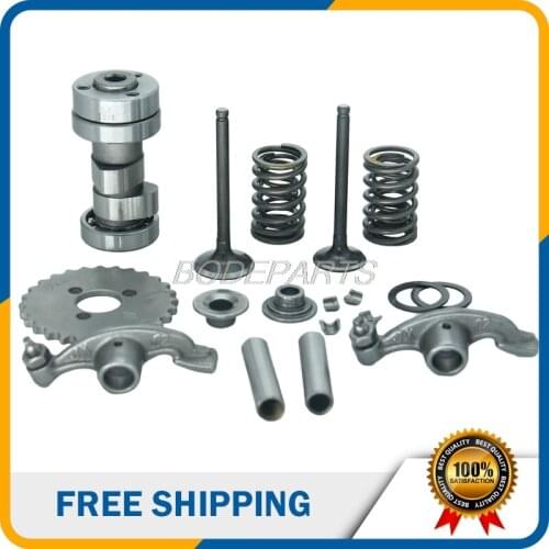 GT-104 110cc Cylinder Head Whole Set Spare Parts For Lifan 110cc Dirt Pit Bike Automatic Wave Automatic Clutch 3+1 Reverse Gear