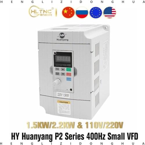 110V 220v 1.5kw / 2.2kw Vector Inveter 400Hz output Frequency Converter Variable Drive VFD Motor Speed Control