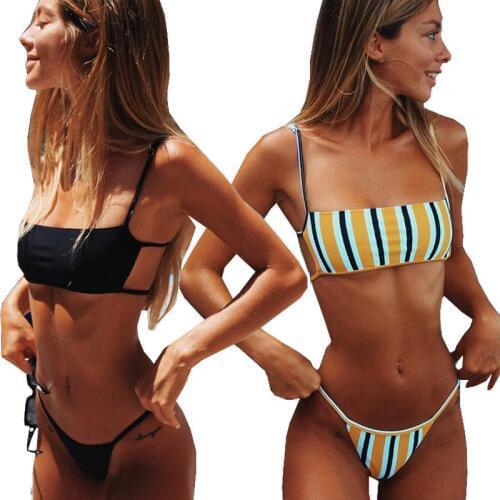 JHDDHJ Striped Swimwear