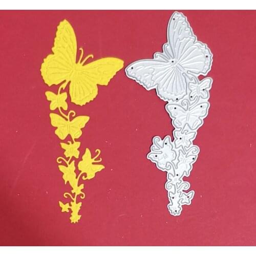 Butterfly border metal steel cutting dies 2021 new craft punch die stencils for scrapbook paper card making die template