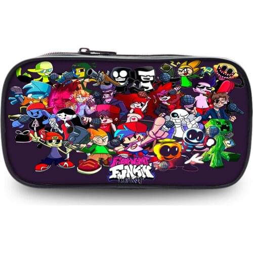 New Friday Night Funkin cute stationery bag Boys Girls pencil bag fashion new Children pencil bag Students fashion pencil case