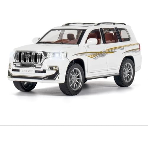 1: 24 Simulation Toyota Prado Alloy SUV Model Childrens Toys Birthday New year Christmas Gift