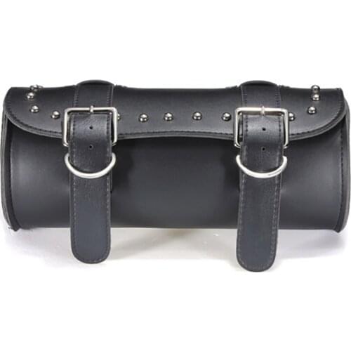 NEW Motorcycle fork tool shape TAIL BAG motorcycle top case storage bag black/brown motorbike travel luggage saddle bag