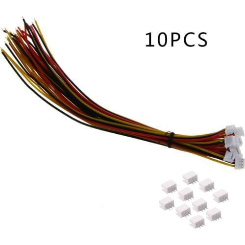 New 1.5mm ZH 3-Pin Female Connector with Wire and Male connector x 10 Pcs