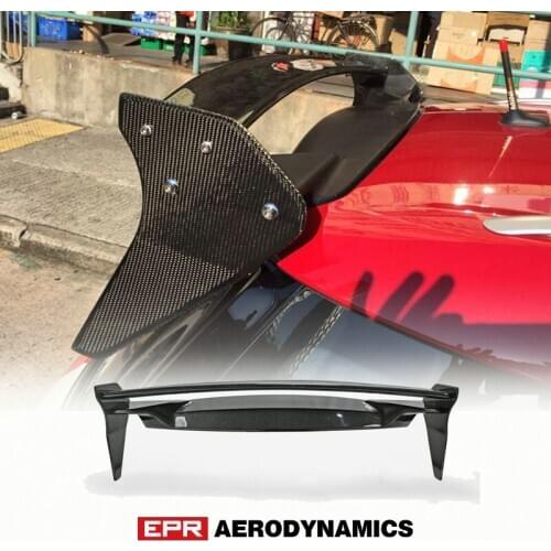 Carbon Roof Wing Trim For Mini Countryman R60 2010-2016 DG Style Carbon Fiber Rear Spoiler Body Kit Tuning For Countryman R60