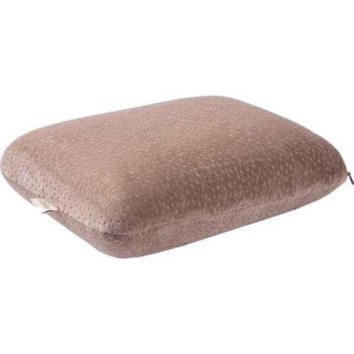 Solid Color Memory Foam Nap Pillow Portable Breathable Travel Office Driving Anti Pressure Neck Supporter with Head Rest