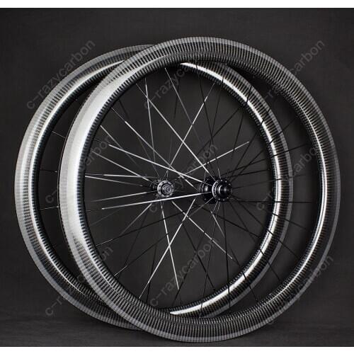 Full Toray Carbon High Quality 3k Finish 700c U Shape 38mm Clincher Wheelset in 26mm Width Carbon Light Wheelset 20/24 Holes