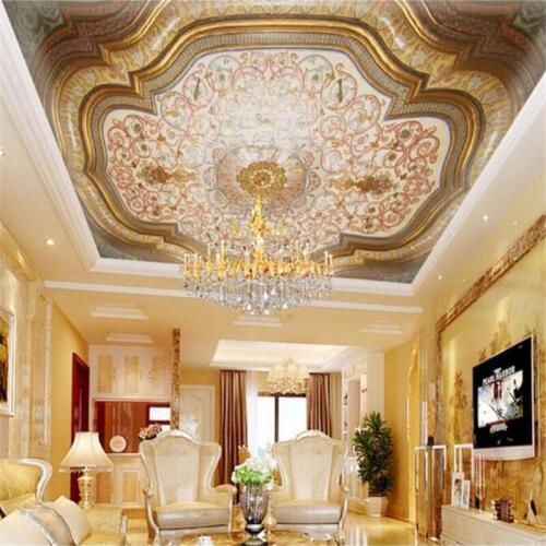 Custom wallpaper 3d European royal palace luxury zenith ceiling restaurant Living room bedroom 3d wallpaper papel de parede обои
