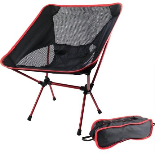 Outdoor folding beach chair portable portable portable aviation aluminum tube lazy fishing chair