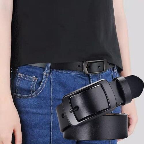 Men Belt Leather Belt Men Strap Male Gunine Leather Strap Cow Genuine Leather Luxury Vintage Pin Buckle Men Belt