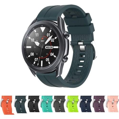 Silicone watchbands for Samsung Galaxy Watch 3 45mm bracelet smart sport strap for Samsung galaxy watch 46mm Gear S3 watch strap