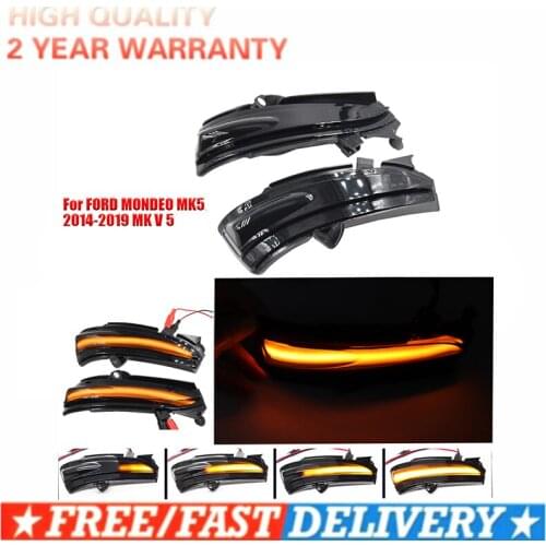 LED Dynamic Blinker For FORD MONDEO MK5 2014-2019 MK V 5 Turn Signal Light Side Lamp 2015-2018 MK V 5