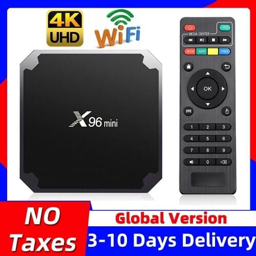 X96 mini X96mini Smart TV BOX Android 7.1 2GB/16GB TVBOX X 96 mini Amlogic S905W H.265 4K 2.4GHz WiFi Media Player Set Top Box