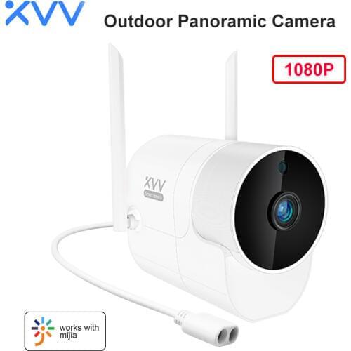 Xiaovv Outdoor Camera Panoramic Webcam 1080P 150° Wide Angle Surveillance Cam WIFI High-definition Night Vision For Mi Home App